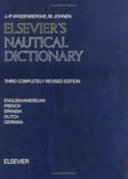 Elsevier's nautical dictionary : in English-American, French, Spanish, Dutch and German /
