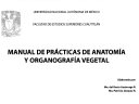 Manual de prácticas de anatomía y organografía vegetal /